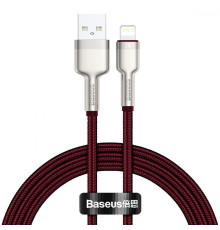 Кабель Baseus Cafule Metal Lightning 2.4A (2m) red