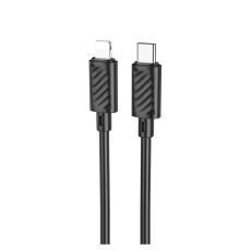 Кабель Hoco X88 Magic silicone 20W Type-C to Lightning (1m) black