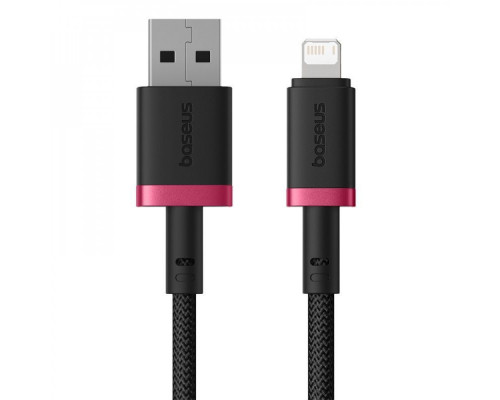Кабель Baseus Dura Series Fast Charging Lightning 2.4A (2m) black/red 2003000288780 6932172669881