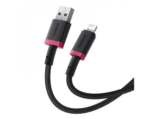 Кабель Baseus Dura Series Fast Charging Lightning 2.4A (2m) black/red 2003000288780 6932172669881