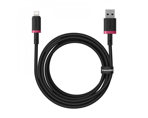 Кабель Baseus Dura Series Fast Charging Lightning 2.4A (2m) black/red 2003000288780 6932172669881