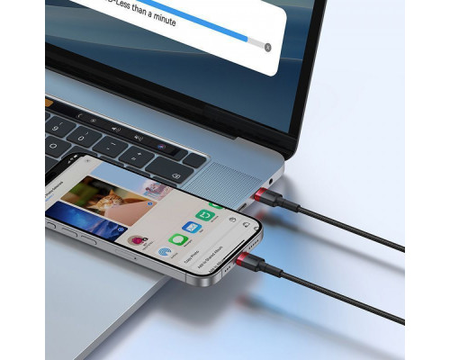 Кабель Baseus Cafule Charging Type-C to Type-C 100W 1м (2pcs) gray/red 2003000163865 6932172657451