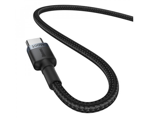 Кабель Baseus Cafule Charging Type-C to Type-C 100W 1м (2pcs) gray/red 2003000163865 6932172657451