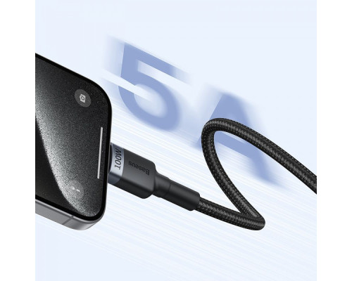 Кабель Baseus Cafule Charging Type-C to Type-C 100W 1м (2pcs) gray/red 2003000163865 6932172657451