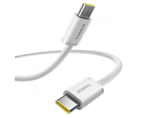 Кабель Baseus Dynamic 4 Fast Charging Type-C to Type-C 100W (1m) white/blue 2003000232189 6932172678555