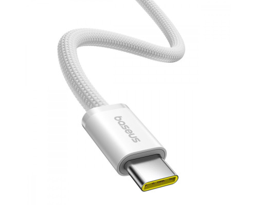 Кабель Baseus Dynamic 4 Fast Charging Type-C to Type-C 100W (1m) white/blue 2003000232189 6932172678555
