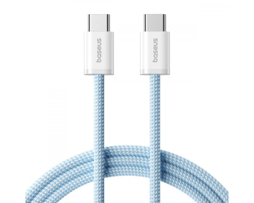 Кабель Baseus Dynamic 4 Fast Charging Type-C to Type-C 100W (1m) white/blue 2003000232189 6932172678555