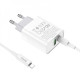 МЗП Hoco C80A Rapido + Cable (Type-C to Lightning) 20W PD+QC3.0 Type-C + USB white