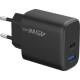 МЗП Proove Silicone Power 2 45W (Type-C+USB) black 2003000320107 6901112697468