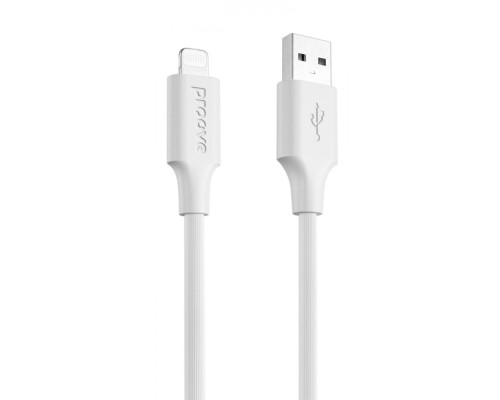 Кабель Proove Striped Silicone USB to Lightning (1m) white 2001001957520 6901117914843