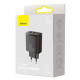 МЗП Baseus Compact Quick Charger 30W QC+ PD (1Type-C + 2USB) black