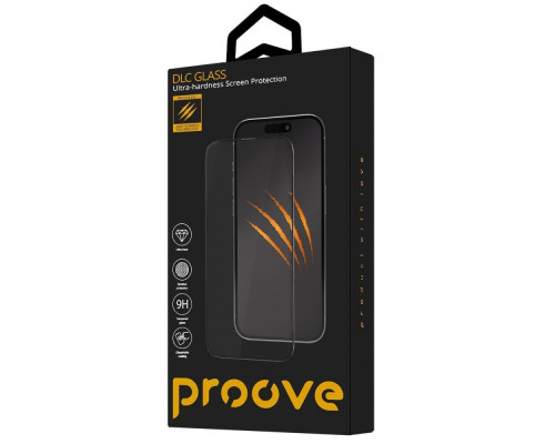 Захисне скло Proove DLC iPhone 14 Pro Max/15 Plus/16 Plus black 2003000199482 6901133859616