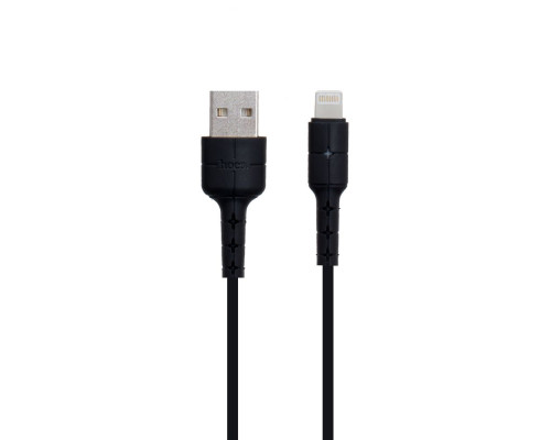 Кабель USB Hoco X30 Star Charging Lightning Колір Чорний 6957531091110