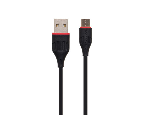 Кабель USB Borofone BX17 Micro Колір Чорний 6957531099413