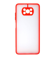 Чохол Totu Copy Gingle Series with Frame для Xiaomi Poco X3 Колір Red 2020000230663