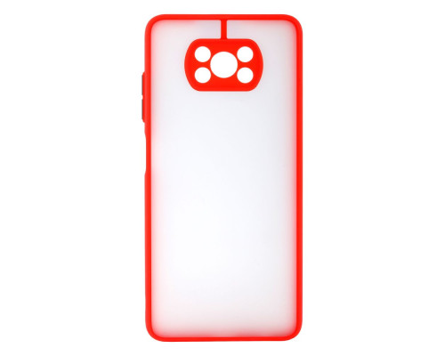 Чохол Totu Copy Gingle Series with Frame для Xiaomi Poco X3 Колір Red 2020000230663