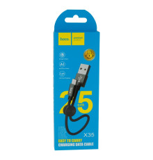 Кабель USB Hoco X35 Premium Charging Micro 0.25m Колір Чорний