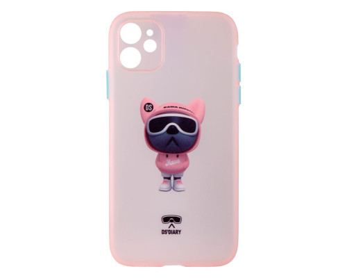 Чохол TPU Ultra-thin Matt with Frame для iPhone 12 Колір 05, Pink