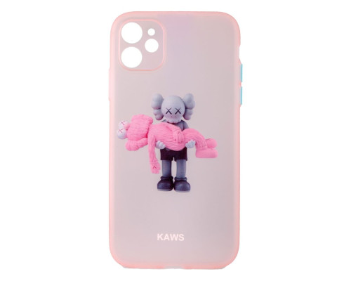 Чохол TPU Ultra-thin Matt with Frame для iPhone 12 Колір 05, Pink