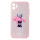 Чохол TPU Ultra-thin Matt with Frame для iPhone 12 Колір 05, Pink