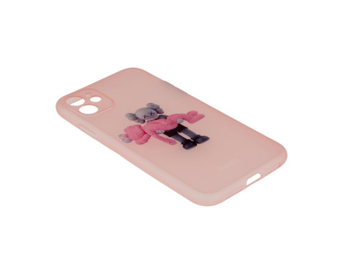 Чохол TPU Ultra-thin Matt with Frame для iPhone 12 Колір 05, Pink