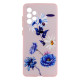 Чохол TPU Ultra-thin Shine with Frame для Samsung A72 4G Колір 2, Pink Flowers