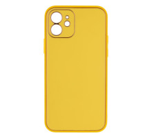 Чохол Leather Gold with Frame without Logo для iPhone 12 Колір 9, Yellow 2020000264507