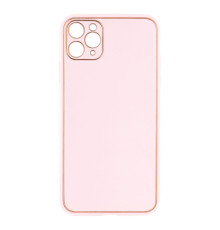 Чохол Leather Gold with Frame without Logo для iPhone 11 Pro Max Колір Pink 2020000264651