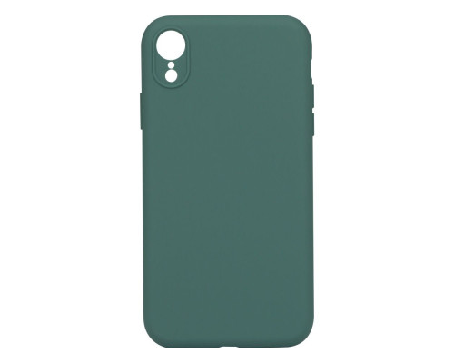 Чохол Silicone Case Full Camera no logo для iPhone Xr Колір 55, Pine green 2020000293071