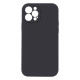 Чохол Silicone Case Full Camera no logo для iPhone 12 Pro Колір 68, Blackcurrant