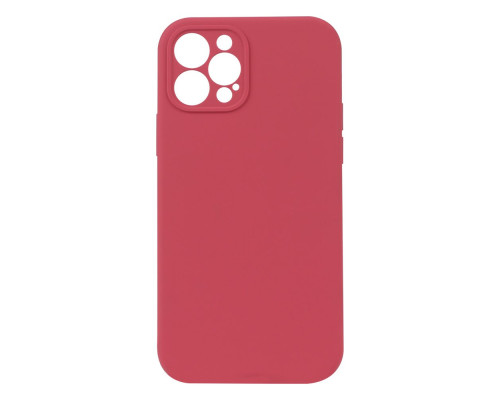 Чохол Silicone Case Full Camera no logo для iPhone 12 Pro Колір 68, Blackcurrant