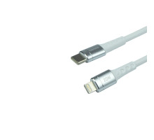 Кабель USB Remax RC-198i PD 20W Type c- iphone Колір Бiлий 6954851255833