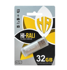 USB флеш-накопичувач Hi-Rali Rocket 32gb Колір Сталевий