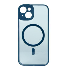 Чохол Baseus Frame Series Magnetic Case+Glass 0.22mm для iPhone 14 ARJT020003 Колір синій