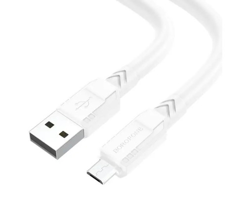 Кабель USB Borofone BX81 Micro Колір Білий 6974443386080