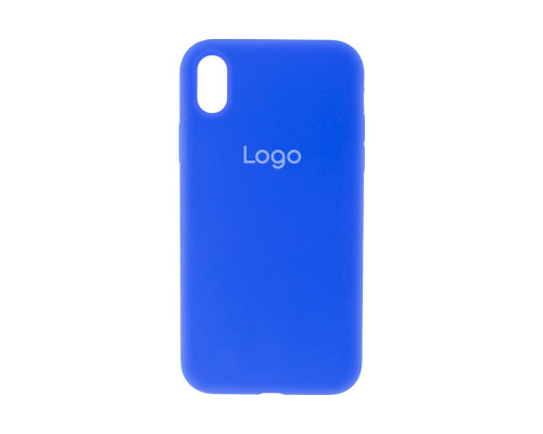 Чохол Silicone Case Full Size (AA) для iPhone Xr Колір 80.Far Peak Blue 2020000420835