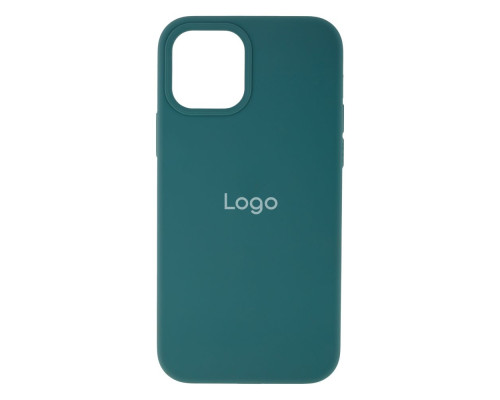 Чохол Silicone Case Full Size (AA) для iPhone 12/12 Pro Колір 55.Pine green 2020000235798