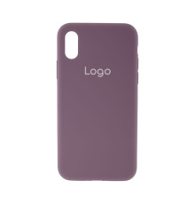 Чохол Silicone Case Full Size (AA) для iPhone X/Xs Колір 68.Blackcurrant 2020000235095