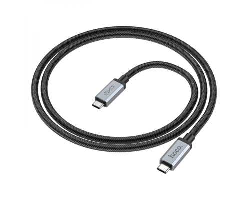 Кабель USB Hoco US06 USB3.2 20Gbps 100W 4K 60Hz Type C to Type C Колір Чорний