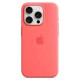 Чохол Silicone Case with MagSafe для iPhone 15 Plus Колір 06.Light Pink