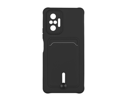 Чохол TPU Colorfull Pocket Card для Xiaomi Redmi Note 10 Pro / 10 Pro Max 4G Колір 18.Black 2020000357612