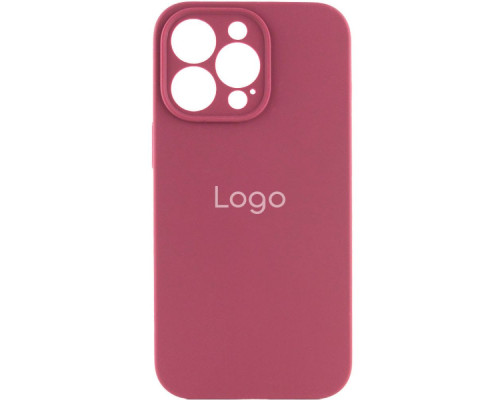 Чохол Silicone Case Full Size with Frame для iPhone 15 Pro Max Колір 42.Maroon 2020000428657