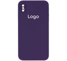 Чохол Silicone Case Square Full Camera для iPhone X/Xs Колір 34.Purple 2020000347873