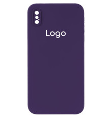 Чохол Silicone Case Square Full Camera для iPhone X/Xs Колір 34.Purple 2020000347873