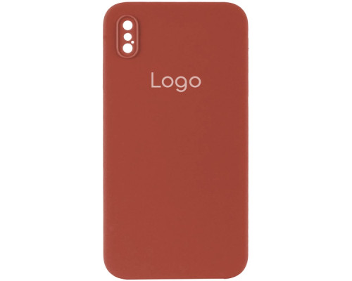 Чохол Silicone Case Square Full Camera для iPhone Xs Max Колір 73.Plum 2020000481966 ma31913_3664396