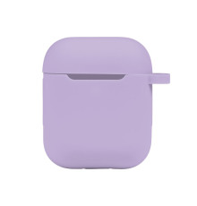 Чохол Silicone Case with hook для Airpods 1/2 Колір 39.Elegant purple 2020000368939