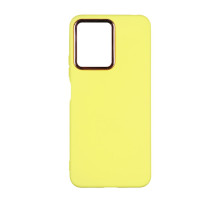 Чохол Silicone Cover Metal frame (AA) для Xiaomi Redmi Note 12 Pro+ 5G Колір 04.Yellow 2020000364283