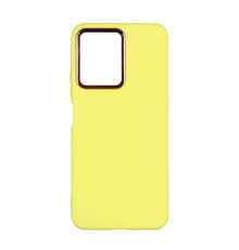 Чохол Silicone Cover Metal frame (AA) для Xiaomi Redmi Note 12 Pro+ 5G Колір 04.Yellow 2020000364283