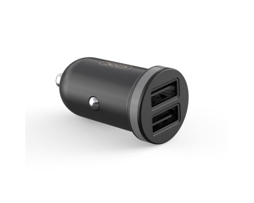 Автомобільний Зарядний Пристрій XO-CC18 Dual USB Колір Чорний