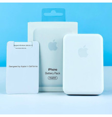 Універсальна Мобільна Батарея Apple MagSafe Battery Pack 5000 mah Logo 5000mAh Колір Бiлий
